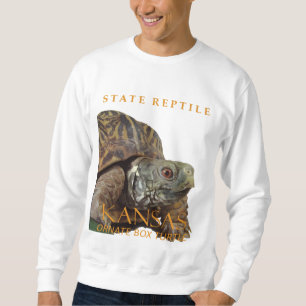 Kansas-Territorium-Reptil Die Verzierte Dosenschil Sweatshirt