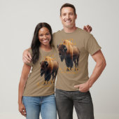 Kansas Territory Animal Bison Americanus T-Shirt (Unisex)