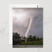 Kansas Tornado Postkarte (Vorne/Hinten)