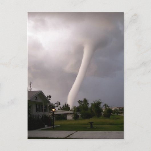 Kansas Tornado Postkarte (Vorderseite)