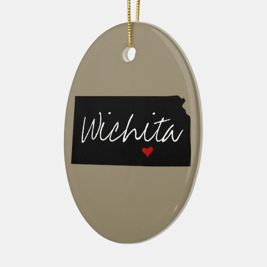 Kansas Town Keramikornament (Links)