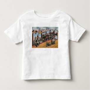 Kansas (Traktor-u. Heu-Bürge-Szene) Kleinkind T-shirt