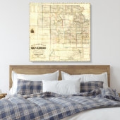Kansas und die Goldminen Leinwanddruck (Insitu (Schlafzimmer))