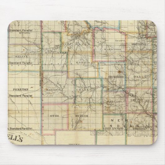 Kansas und die Goldminen Mousepad (Vorne)