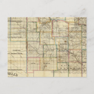 Kansas und die Goldminen Postkarte