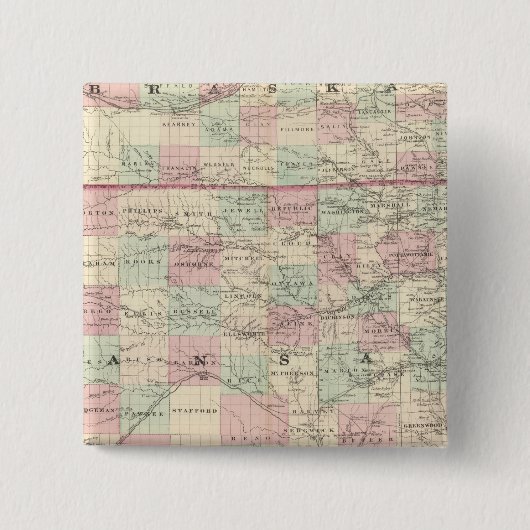 Kansas und Nebraska Button (Vorderseite)