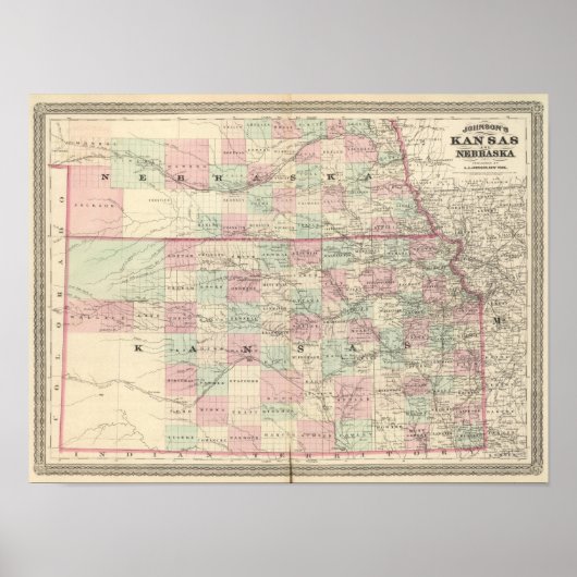 Kansas und Nebraska Poster (Vorne)