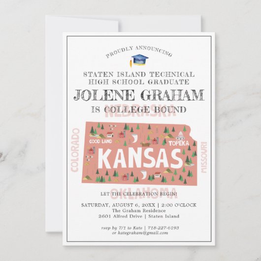 Kansas | Uni Bound Graduation Party (Vorderseite)