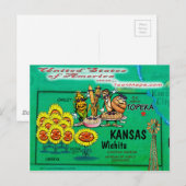 Kansas USA Card Postkarte (Vorne/Hinten)