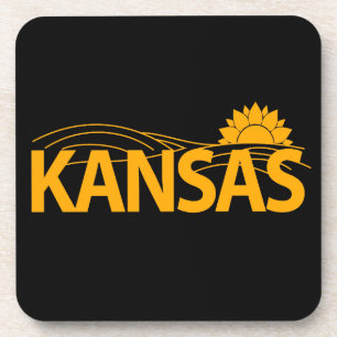 Kansas USA Getränkeuntersetzer