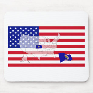 Kansas, USA Mousepad