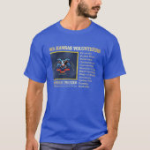 Kansas Volunteer Infanterie BH2 Oversifiziert T-Shirt (Vorderseite)