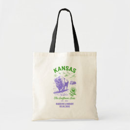 Kansas Wedding Welcome Bag, Destination Wedding Tragetasche