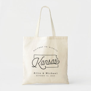 Kansas Wedding Welcome Tote Bag Tragetasche