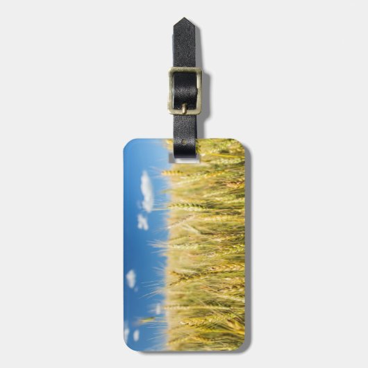 Kansas-Weizen Gepäckanhänger (Vorderseite vertikal)