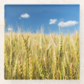 Kansas-Weizen Glasuntersetzer (Vorderseite)