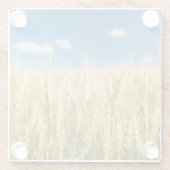 Kansas-Weizen Glasuntersetzer (Rückseite)