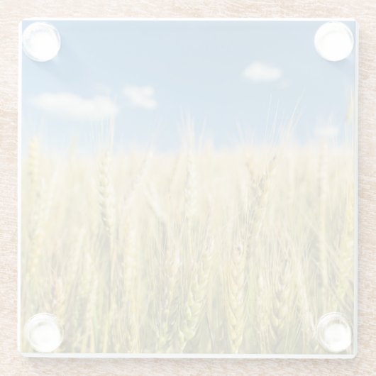 Kansas-Weizen Glasuntersetzer (Rückseite)