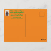 Kansas Wheat Sunset Silhouette Postkarte (Rückseite)