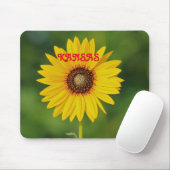 Kansas Wild Sonnenblumen Silhouette Mouse pad Mousepad (Mit Mouse)