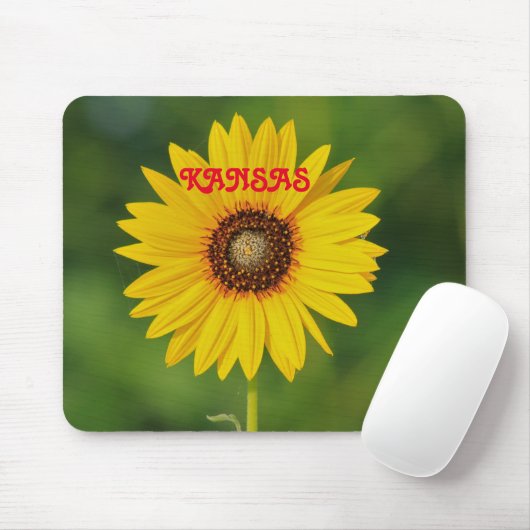 Kansas Wild Sonnenblumen Silhouette Mouse pad Mousepad (Mit Mouse)