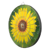 Kansas Wild Sunflower ProfiledInk Dart Board Dartscheibe (Vorderseite rechts)