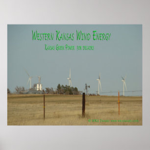 Kansas-Wind-Energie Poster