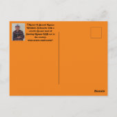 Kansas Windmill Silhouette mit Sunset Post Card. Postkarte (Rückseite)