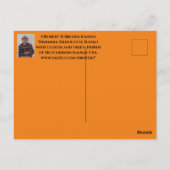 Kansas Windmill Silhouette Sunset Post Card Postkarte (Rückseite)