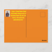 Kansas Windmill Silhouette Sunset Postkarte (Rückseite)