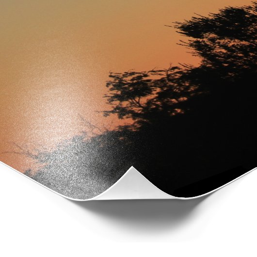 Kansas Windmill Sunset, Clouds Foto Erweiterung (Ecke)