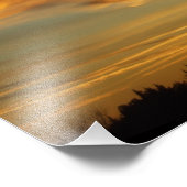 Kansas Windmill Sunset, Clouds Foto Erweiterung (Ecke)