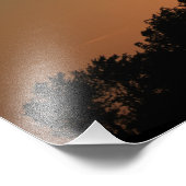 Kansas Windmill Sunset, Clouds Foto Erweiterung (Ecke)