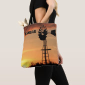 Kansas Windmill Sunset Tote Bag Tasche (Von Nahem)