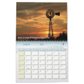 Kansas Windmill Sunsets Calendar Kalender (Jan 2026)