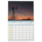 Kansas Windmill Sunsets Calendar Kalender (Feb 2026)