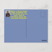 Kansas Winter Wonder Land Post Card. Postkarte (Rückseite)