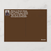 Kansas Young Trukeys Post Card. Postkarte (Rückseite)