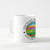 Kansas-Zeichen Kaffeetasse (Vorderseite Links)
