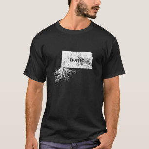 Kansas Zuhause Roots Staat Karte Shirt Geborene Li