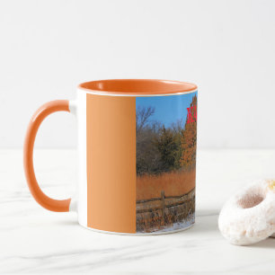 Kansasfall-/-winter-Landschaftskaffee TASSE