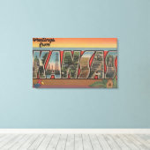 KansasLarge Letter ScenesKansas Leinwanddruck (Insitu (Holzboden))