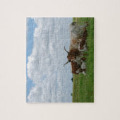 Kansaslonghorns-Puzzlespiel Puzzle (Vertikal)