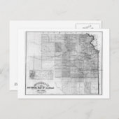 KansasPanoramic MapKansas Postkarte (Vorne/Hinten)