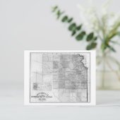 KansasPanoramic MapKansas Postkarte (Stehend Vorderseite)