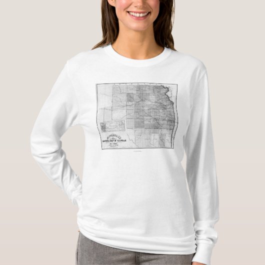 KansasPanoramic MapKansas T-Shirt (Vorderseite)