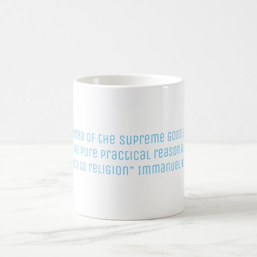 Kant 2 Philosophie-Zitat Kaffeetasse (Mittel)
