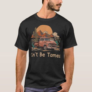 Kant be toamed Outlaw Music Vintag Mountain Truck T-Shirt