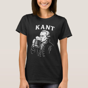 Kant trinken Erleuchtung Bier Geschenk T-Shirt