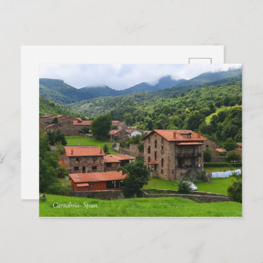Kantabrien-Spanien Postkarte (Vorne/Hinten)